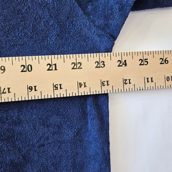 Levi's Gold Tab Polo Terry Cloth Blue Large - Picture 8 of 9